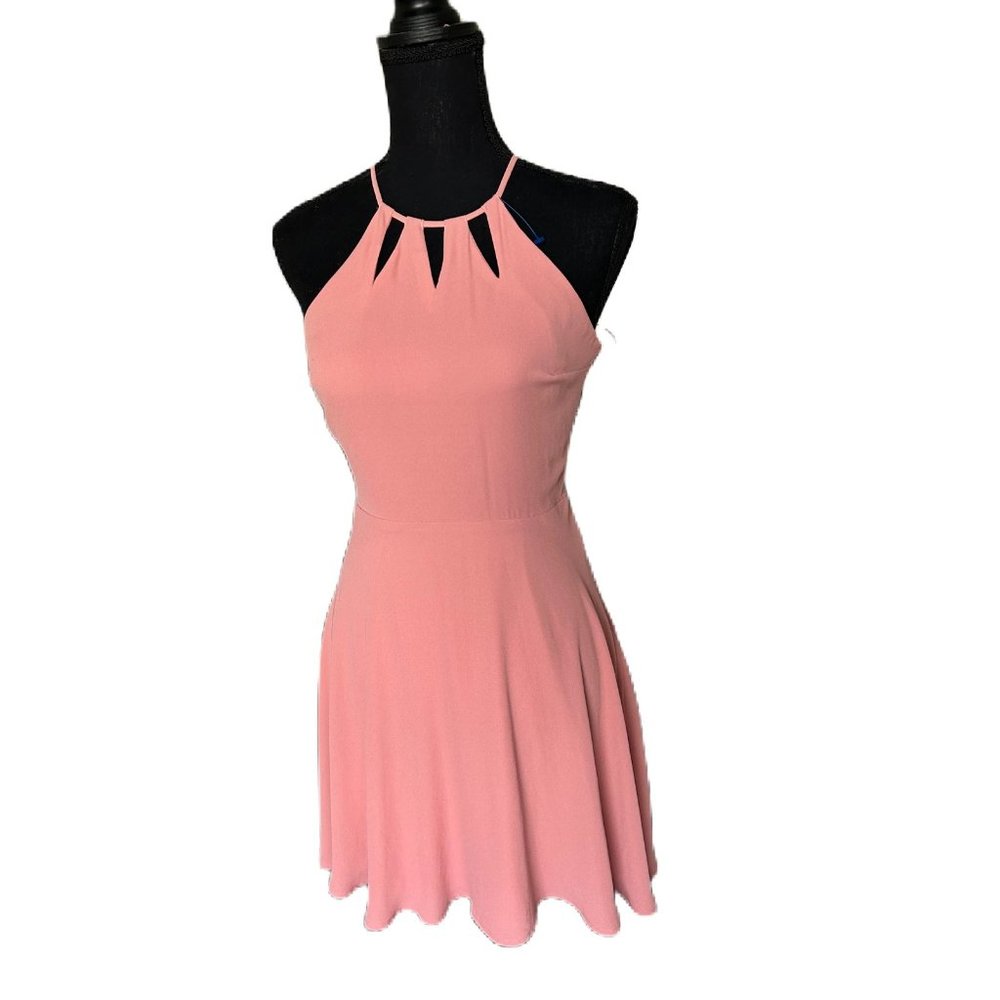 🏷️2 for 20 Size 0 express dress peach above knee cocktail dress
